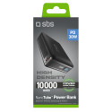 Powerbanka SBS HD 30W 10000mAh USB‑C s LCD - černá