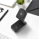 AG Premium Magsafe indukční nabíječka 3v1 15W B-16, černá