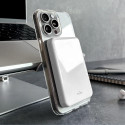 Puro Mag Plus 5000mAh 20W Qi2 powerbanka MagSafe - bílá