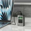 Powerbanka SBS 10000mAh LCD PD 35W s displejem – šedá