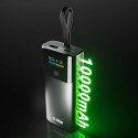 Powerbanka SBS SBS 10000mAh LCD PD 20W šedá