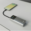 Powerbanka SBS SBS 10000mAh LCD PD 20W šedá