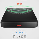 SBS Mag Power Qi2 5000 mAh powerbanka pro MagSafe - černá
