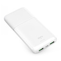 Puro DAILY 10 PLUS powerbanka 10000 mAh 22,5 W bílá