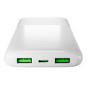Puro DAILY 10 PLUS powerbanka 10000 mAh 22,5 W bílá