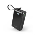 Powerbanka SBS 20000 mAh 20W USB-C kabel - černá