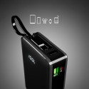 Powerbanka SBS 20000 mAh 20W USB-C kabel - černá