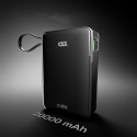 Powerbanka SBS 20000 mAh 20W USB-C kabel - černá