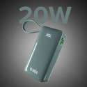 Powerbanka SBS 10000 mAh 20W s USB‑C kabelem – šedá