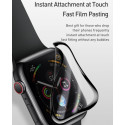 BASEUS SGAPWA4-G01 Ochranné sklo 3D FULL-COVER 0.20mm pro Apple Watch 40mm
