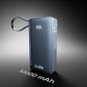 Powerbanka SBS 10000 mAh 20W s USB-C kabelem - tmavě šedá