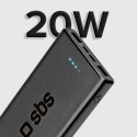 Powerbanka SBS TTBB10000FASTPD20K 10 000 mAh 20W PD černá