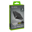 Powerbanka SBS NanoTube 5000 mAh High-Density USB-C - black