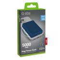 Powerbanka SBS TEBB5000MAG1CB 5000 mAh MagSafe - modrá