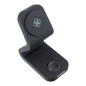 AG Premium Magsafe indukční nabíječka 3v1 15W B-16, černá