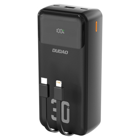 Powerbank Dudao K15MAX 30000mAh PD 22,5W – černá