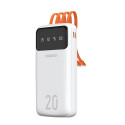 Powerbanka Dudao K6PRO+ 20000 mAh - bílá