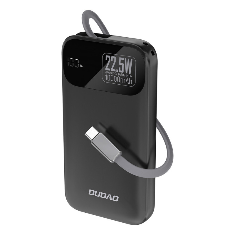 Powerbanka Dudao K31 10000 mAh 22.5W PD pro mobilní zařízení - černá