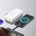 Powerbanka Dudao K11 Pro 20000 mAh se kabely - bílá