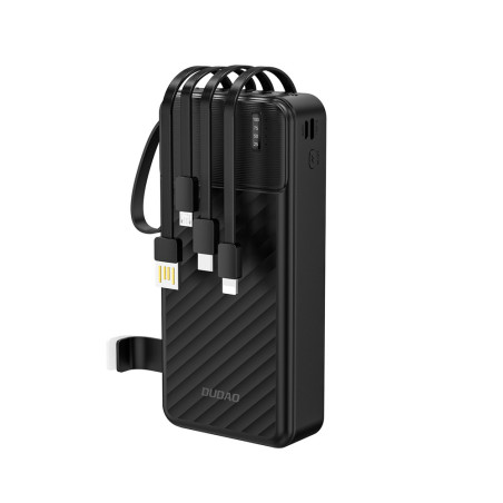Powerbanka Dudao K11 Pro 20000mAh s kabely - černá