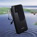 Powerbanka Dudao K11 Pro 20000mAh s kabely - černá