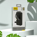 Powerbanka Dudao K11 Pro 20000mAh s kabely - černá