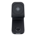 AG Premium Magsafe indukční nabíječka 3v1 15W B-16, černá
