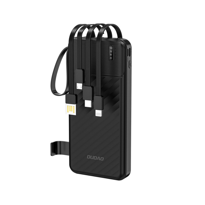 Powerbanka Dudao K11 10000mAh pro mobilní zařízení - černá