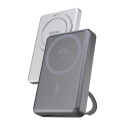 Powerbanka Dudao K28 10000mAh MagSafe 22,5W šedá