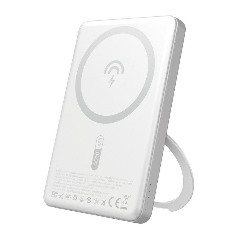 Powerbanka Dudao K28S 20W PD 5.000mAh pro telefon a tablet - stříbrná