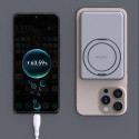 Powerbanka Dudao K28S 20W PD 5000mAh MagSafe se stojánkem - stříbrn