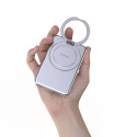 Powerbanka Dudao K28S 20W PD 5000mAh MagSafe se stojánkem - stříbrn
