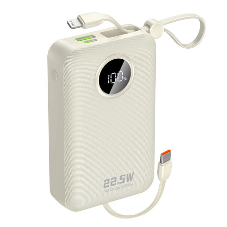 Powerbanka Dudao K14+ 20000 mAh 22,5 W bílá