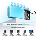 Powerbanka Cuktech CUKP200NGLLG 55W 20000 mAh - bílá