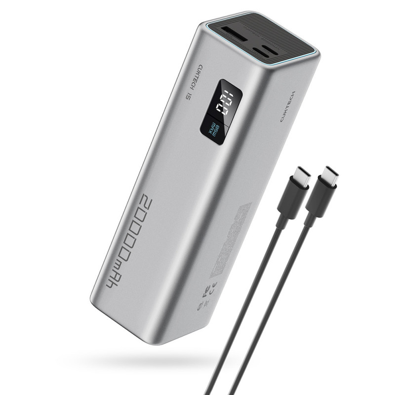 Powerbanka Cuktech CUKP200XGLGR 20.000mAh pro mobilní zařízení - gray