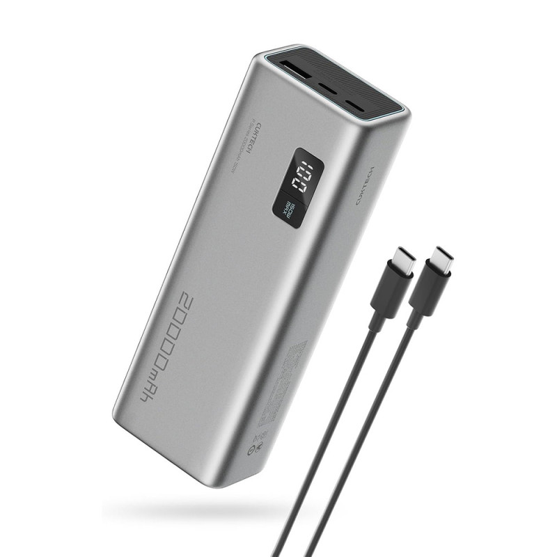 Powerbanka Cuktech P+Series No. 15 20.000mAh pro zařízení - šedá
