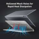 BASEUS SUDD-GY Mesh Portable Laptop Stand Stojánek pro laptop do 15", tmavě šedý