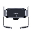 BASEUS SUHW01-0S Držák telefonu do auta s automatickým zavíráním, stříbrný