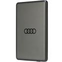 Powerbanka Audi BIG LOGO MagSafe 15W 5000mAh - šedá