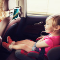 BASEUS SUHZ-01 Držák telefonu/tabletu (4,7-12,9") na hlavovou opěrku automobilu, černý