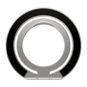 BASEUS SUCH000012 Halo Magnetický (MagSafe) kroužek s prstýnkem, stříbrný