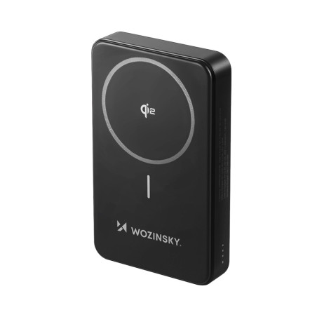 Powerbanka Wozinsky WLWP-10KA0Y3S 22,5W PD Qi2 10 000 mAh - black