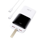 Powerbanka Tech-Protect PB03 30000mAh 22.5W - bílá