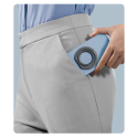 BASEUS SUCH000012 Halo Magnetický (MagSafe) kroužek s prstýnkem, stříbrný