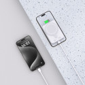 Tech-Protect LifeMag PB11 10000mAh MagSafe powerbanka - bílá