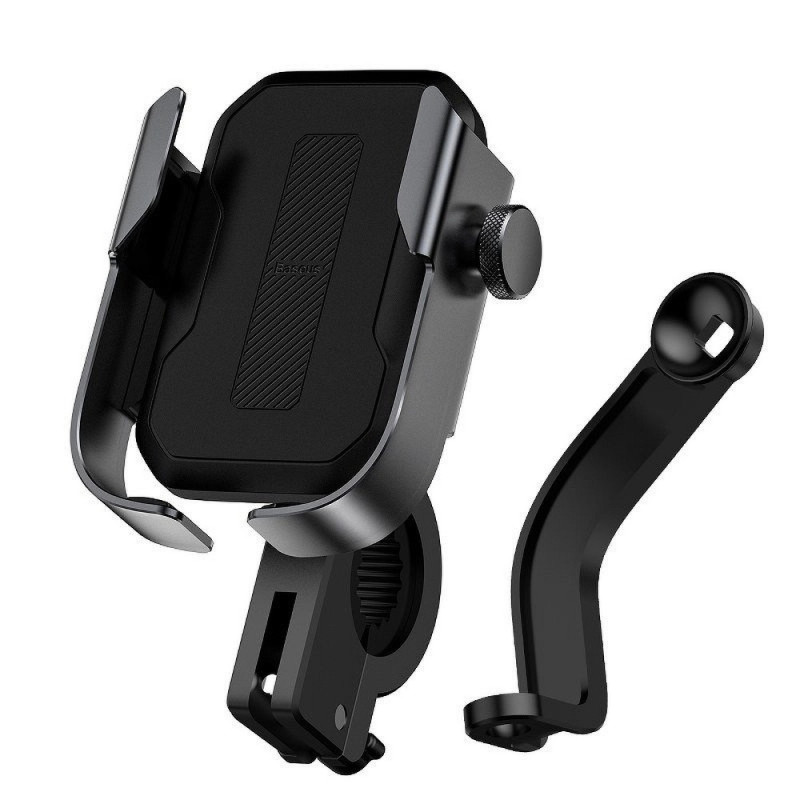 BASEUS SUKJA-01 Armor Mechanický držák telefonu na kolo/motorku, černý