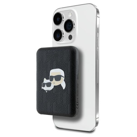 Powerbanka Karl Lagerfeld KLPB5FPGKSKCHK 16W 5000mAh MagSafe - black