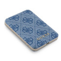 Powerbanka Guess GUPB5FP4EMGB 15W MagSafe - modrá
