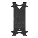 BASEUS SUMIR-BY01 Miracle Silikonový držák na kolo pro telefony 4-5,5", černý
