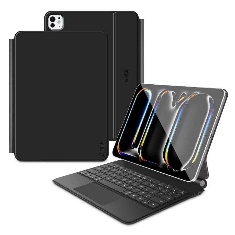 Pouzdro Tech-Protect SMARTCASE MAGNETIC + KEYBOARD pro iPad Pro 13” 7 / 8 2024-2025 - black